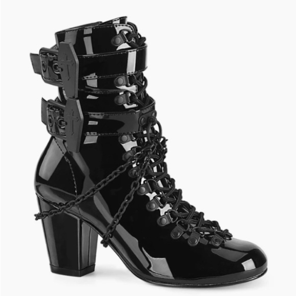 Demonia Heeled Boot VIVIKA-128 Size 7